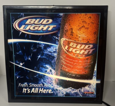 80s Rar! BUD LIGHT PUB BAR LIGHTバドライト s-l400.jpg