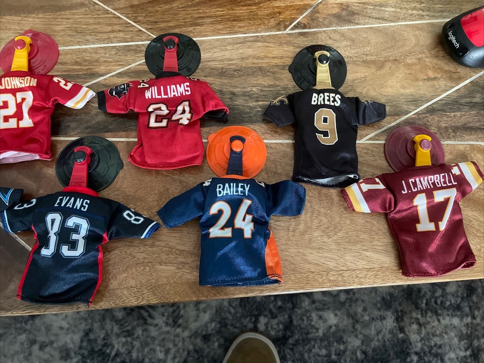 LOT OF 9 NFL Mini Jerseys Burger King 2007 Clean No Stains Open Bag eBay