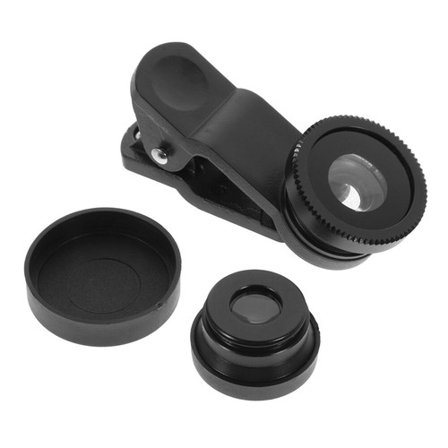 Wide-angle Macro Fisheye Lens Set Phone Attachments Kit for Smartphone - 第 4/12 張圖片