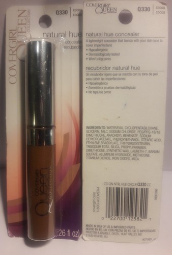 (2) Covergirl Queen Collection Natural Hue Concealer New & Sealed Q330 - Cocoa - Picture 2 of 3