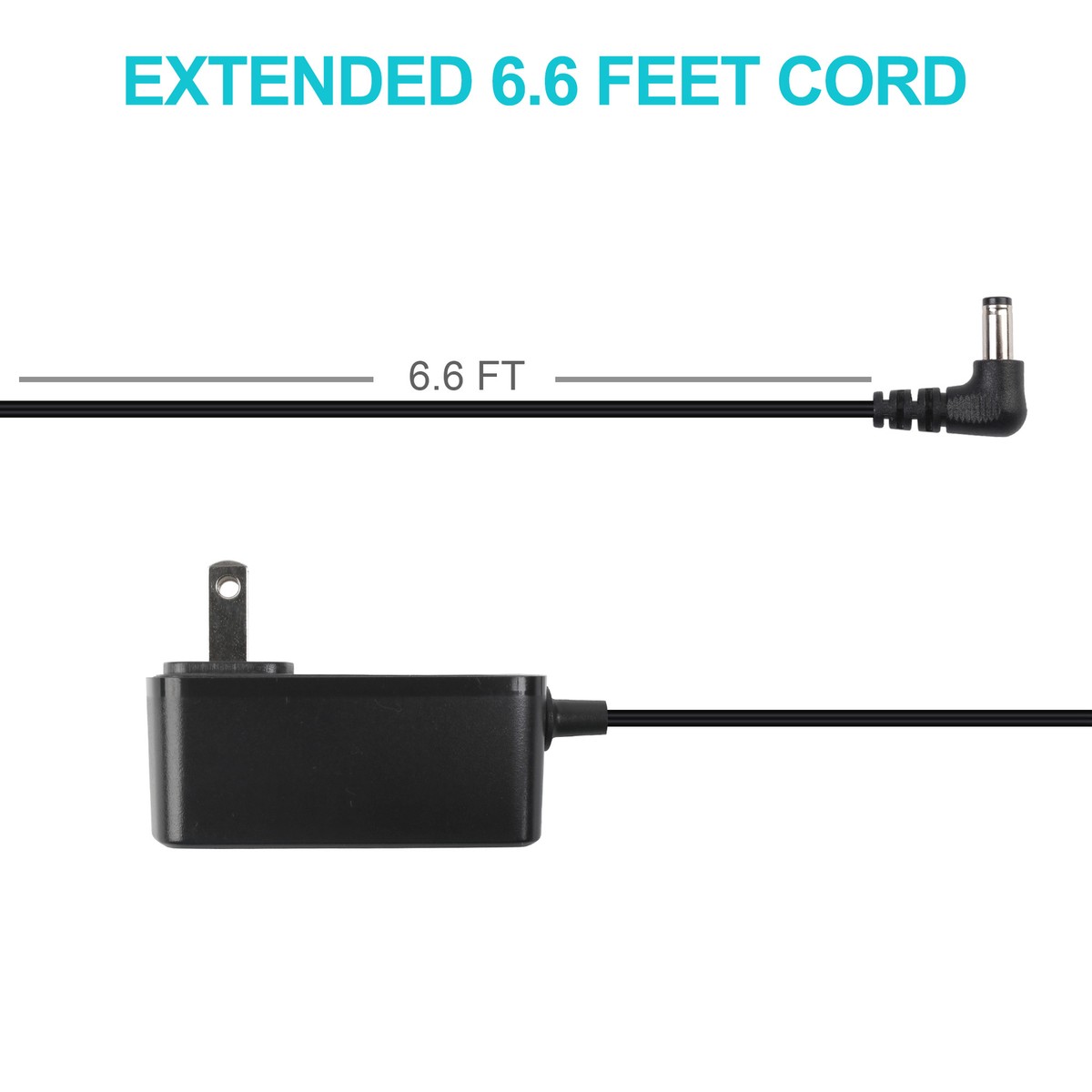 CARE N TOUCH 1 Meter Long Wire AC/DC Power Adapter For Ca$io Keyboard AD-5 MA-150 WK-110 WK-200 - Foto 5