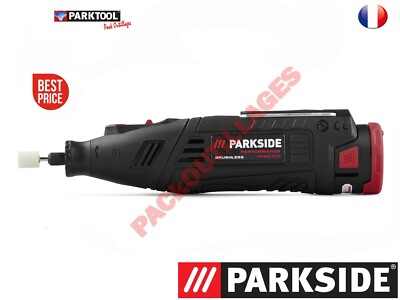 Meuleuse-perceuse Sans Fil Parkside PFBS12 12V - Kit Complet Avec Batterie, NEUF