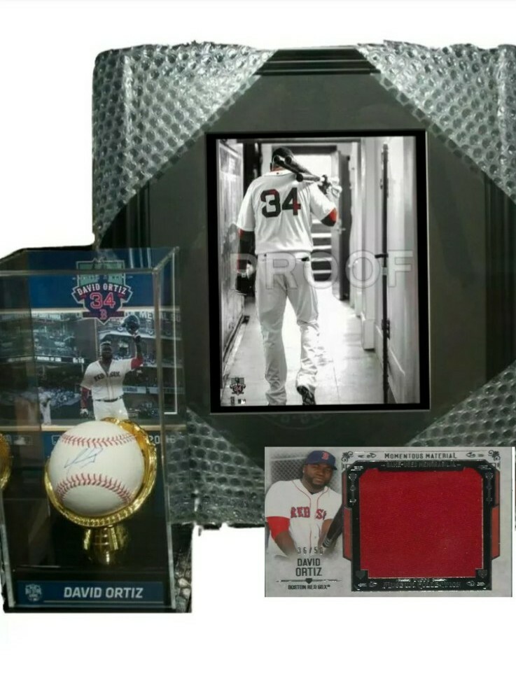 David Ortiz Autographed Signed Boston Red Sox Official League MLB Baseball Lot 
