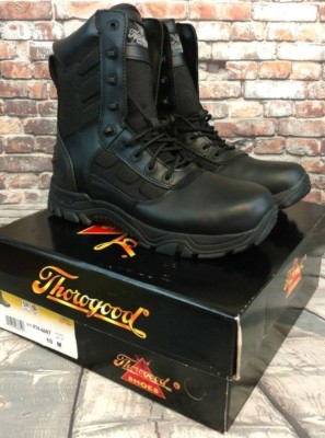 Thorogood Men’s Black Tactical Work Boots Lace Up Amazon.com: Thorogood Unisex Deuce 8 main image 3