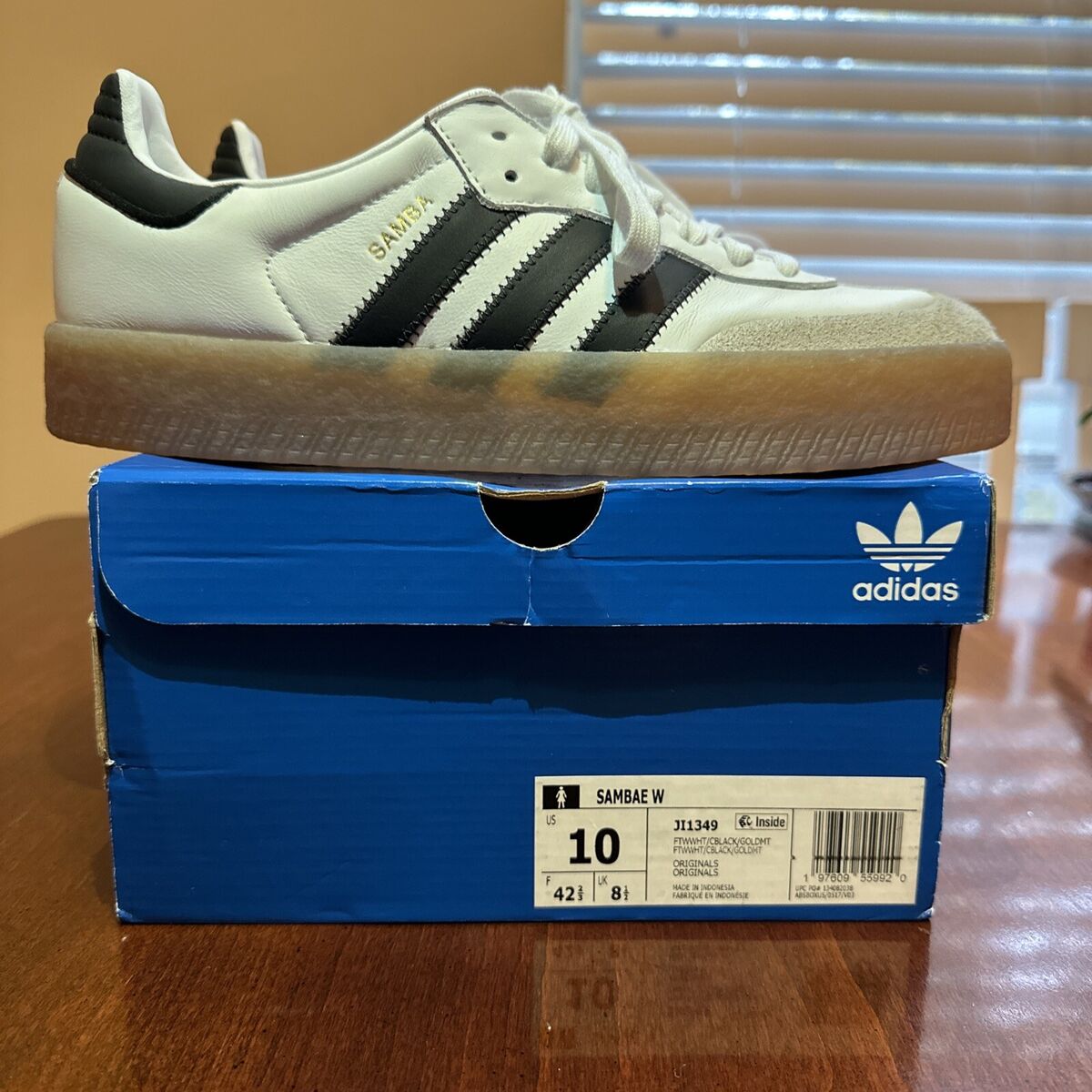 adidas Sambae White Black Gum W - JI1349 | eBay adidas Sambae White Black Gum W - JI1349 | eBay