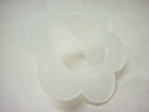(JT161) Lot 4 Napkin Rings Napkins Individual Support Egg White - Picture 3 of 9