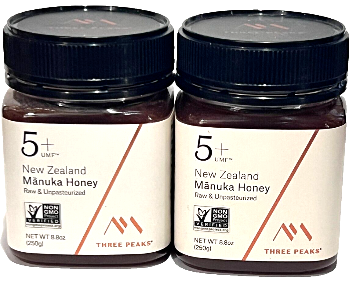 Manuka Honey Three Peaks New Zealand - Certified UMF 5+ - 8.8 oz