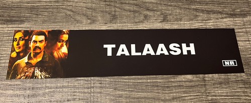 2012 Talaash The Answer Lies Within Movie Theater Mylar Poster 2”x12” Aamir Khan