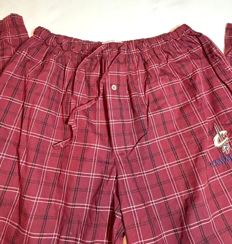 Pigiama Cleveland Cavaliers Cavs logo a quadri pantaloni lounge uomo taglia XL - Foto 5 di 7