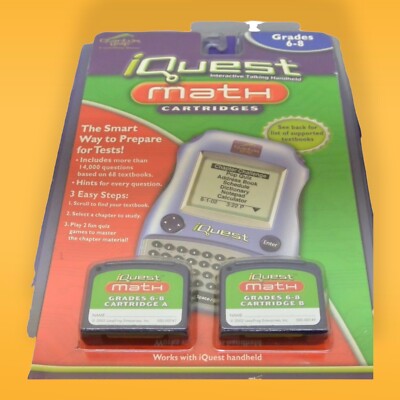 iQuest Math Cartridges New in Pack 2002 | eBay