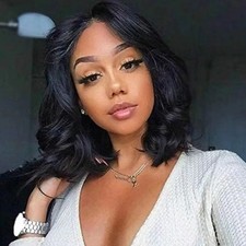 Womens Partial Short Curly Hair Synthetic Wig...