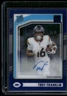 2024 Panini Donruss Clearly Troy Franklin Rookie Auto Blue /49 #82