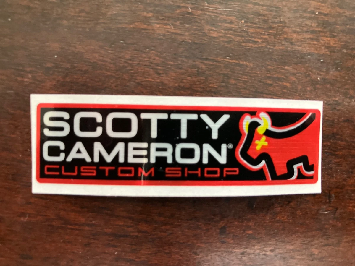 Autocollant Scotty Cameron Blanc Scotty Dog - Pour Golf - Neuf