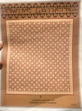 “9” By Primitive Gatherings Quilt Pattern Supply List & Instructions 2” Squares