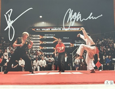 #ad Ralph Macchio amp; William Zabka The Karate Kid Authentic Signed 11x14 Photo BAS $109.99