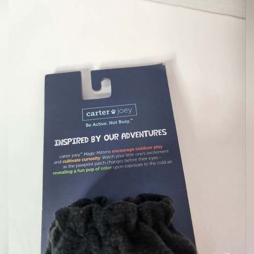 Carter Joey Magic Mittens Toddler 2T- 4T Color Changing Gray/pink NWT - Picture 4 of 8