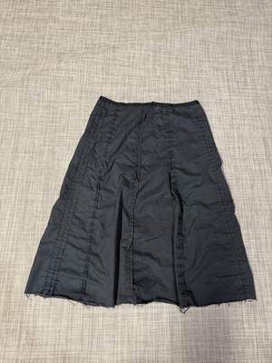 Club Monaco Black Flowy Women s Skirt Size 2 Goth Emo Whimsigoth Grunge Y2K