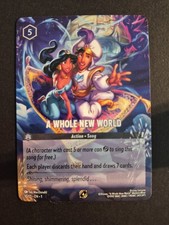 a whole new world lorcana card {195/204}A World[Foil] Promo Photos show the exact card you will receive Does Ursula draw 7 cards