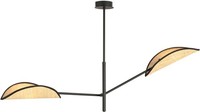 Moderne Deckenleuchten 2X40W/E14 Braun Schwarz IP20