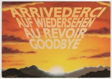 Arrivederci Auf Wiedersehen Au Revoir Goodbye - M.Bettarini '89 - ITALIA 1990