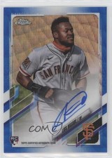 2021 Topps Chrome Rookie Blue Wave Refractor 9/150 Luis Basabe #RA-LB Auto 0eo6