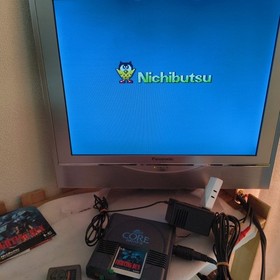 Fighting Run NEC PC Engine TurboGrafx-16 PCE game and Manual set, Working, Japan