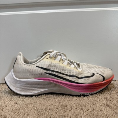 Nike Pegasus 37 Shoes Mens Size 7 White Pink Running Marathon Racing BQ9647-103