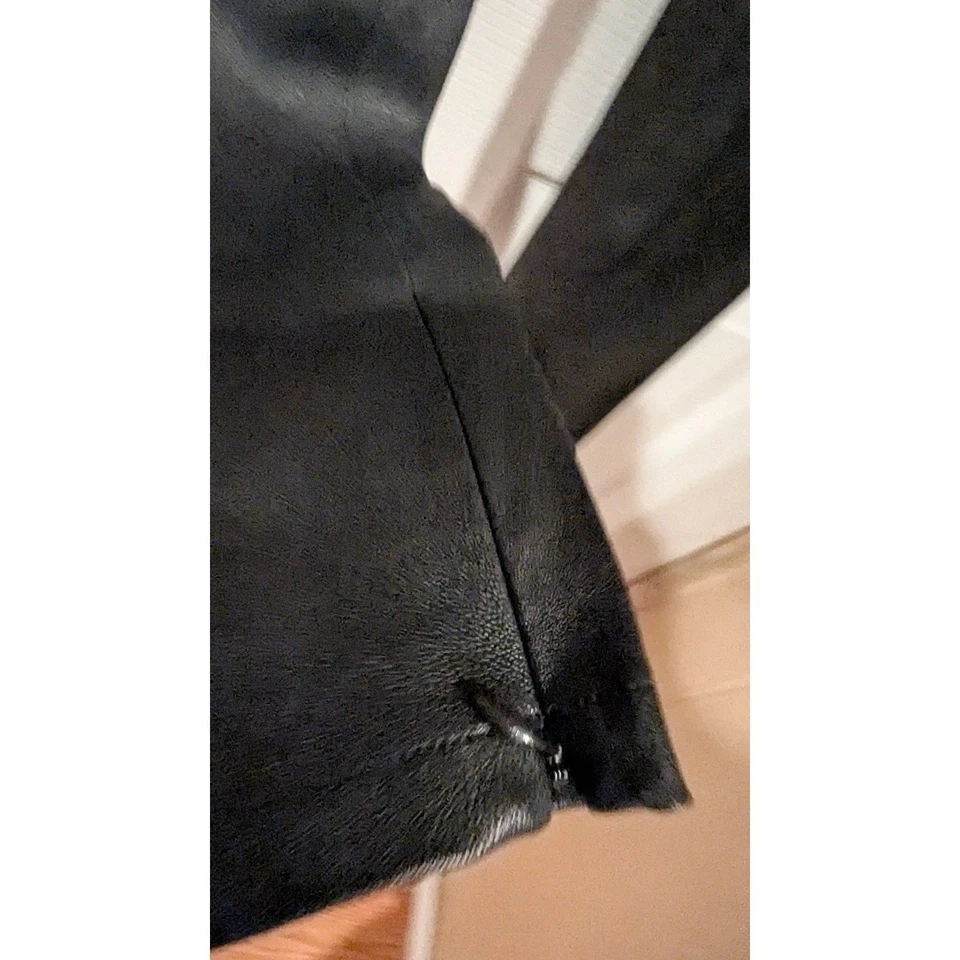 Vince Leggings de Cuero Negros Talla S Pantalones Ajustados Acentos con Cremallera Elegante Foto 3 de 4