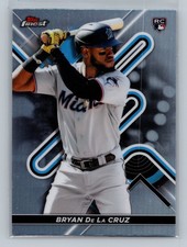 2022 Finest #24 Bryan De La Cruz Miami Marlins REFRACTOR