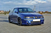Maxton Design Frontlippe V.1 Passend FüR Seat Ibiza MK2 FL Cupra Schwarz Hochgla