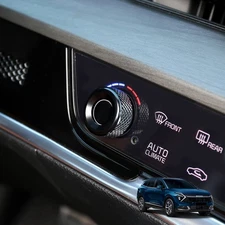 Air Conditioning Switch Button Cover Ring Bezel for Kia Sportage V NQ5 Black