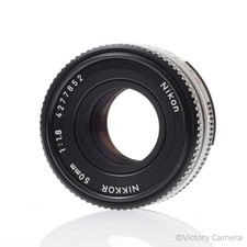 Nikon Nikkor 50mm f1.8 AI-S Pancake Lens [EXC+]