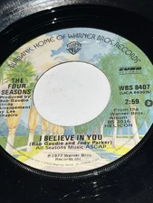 Four Seasons :  Down The Hall / I Believe In You 45RPM Vinyl