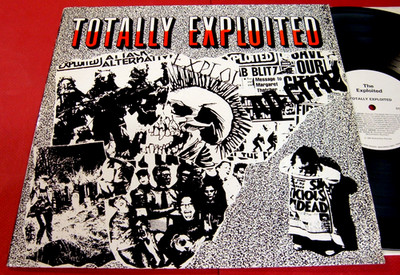 The Exploited ''TOTALLY EXPLOITED'' 1984, U.K. Blashadabee DOJO LP-1  EX/NM-