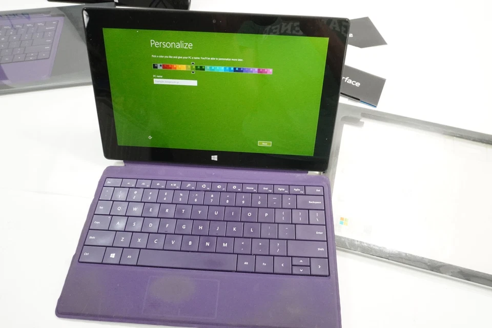 (2) Microsoft Surface RT 10.6" Windows RT 1516 2GB 32GB w/ KEYBOARDS RB695 - Image 3 of 4