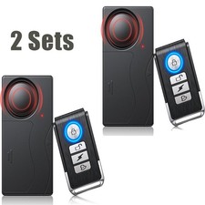 150dB Car Alarm System, Anti-Theft Vibration Alarm with 10 Levels Sensitivity 2X