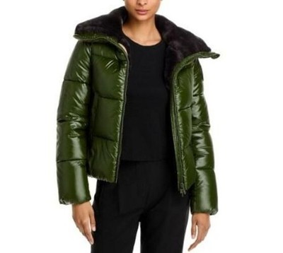 Save The Duck Moma Animal Free Puffer Jacket w/Faux Fur Lining Size: 2/M