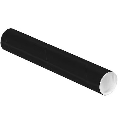 Crownhill P2012bl Mailing Tube, 12Inlx2in.Dia, Black, Pk50