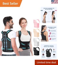 Superior Adjustable Back Support for Posture Correction  Spinal Health - XL