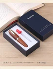 New Majohn Eyedropper Fountain Pen Q1 Mini EF/0.38 F/0.5mm Solid Wood Pocket #B9