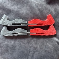 Rockerz Figure Skating Guards Red And Black