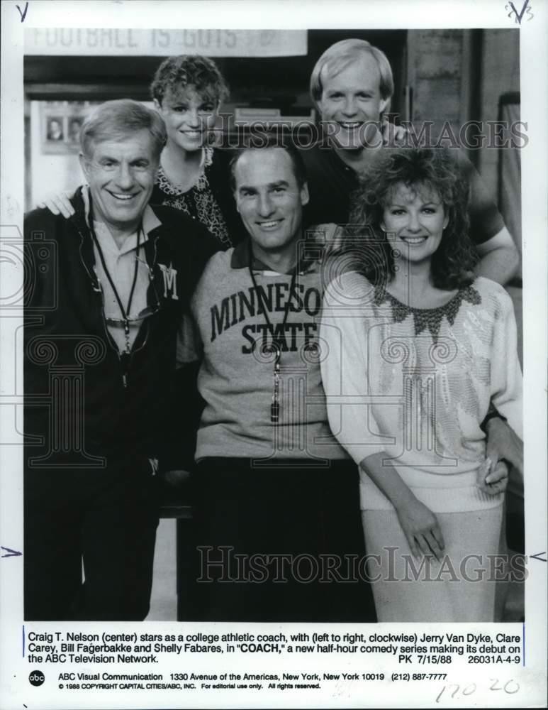 1988 Press Photo Actors starring on tv show 