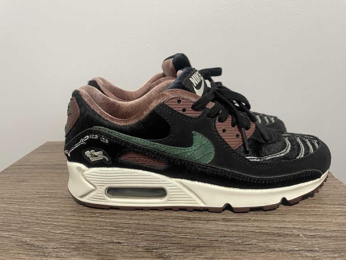 Nike Air Max 90 SE Familia Skeleton Black Brown Green Día de