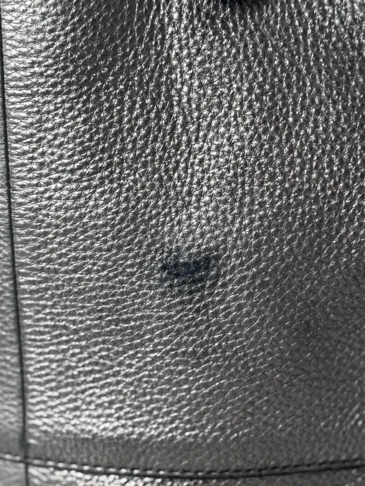 Bolso Mensajero Plegable de Cuero Fossil Explorer Peltre Metálico Envejecido Foto 3 de 4