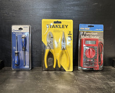 Kobaltstanleycen-tech Tool Lot Screwdriverpliers7-function Multi-tester