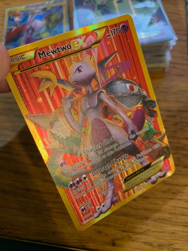 NM! Mewtwo EX (164/162) XY BREAKthrough Full Art Secret Rare Pokemon Card! - Image 3 of 4