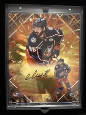 2026 Fanatics Emanate Hockey Kirill Marchenko /25 Orange - Blue Jackets