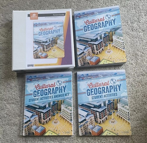 Bob Jones BJU Press 9th Grade 9 Kit Set Cultural Geography History 4th Ed NEW