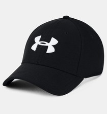 UNDER ARMOUR Blitzing 3.0 Men  s Stretch Fit Cap Hat Black/White M/L 1305036-001