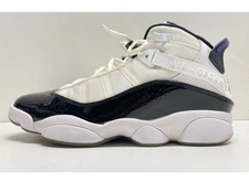 MEN Nike Air Jordan CONCORD 6 RINGS 322992-104 SNEAKERS sz 9 , 42.5 BLK & WHITE